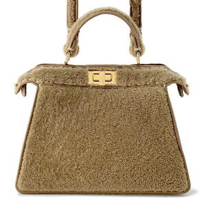 Fendi Peekaboo I See U Mouton Handbag Bag